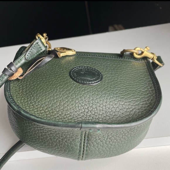 Dooney and Bourke awl leather IVY green  Mini crossbody belt bag wallet - Picture 7 of 15